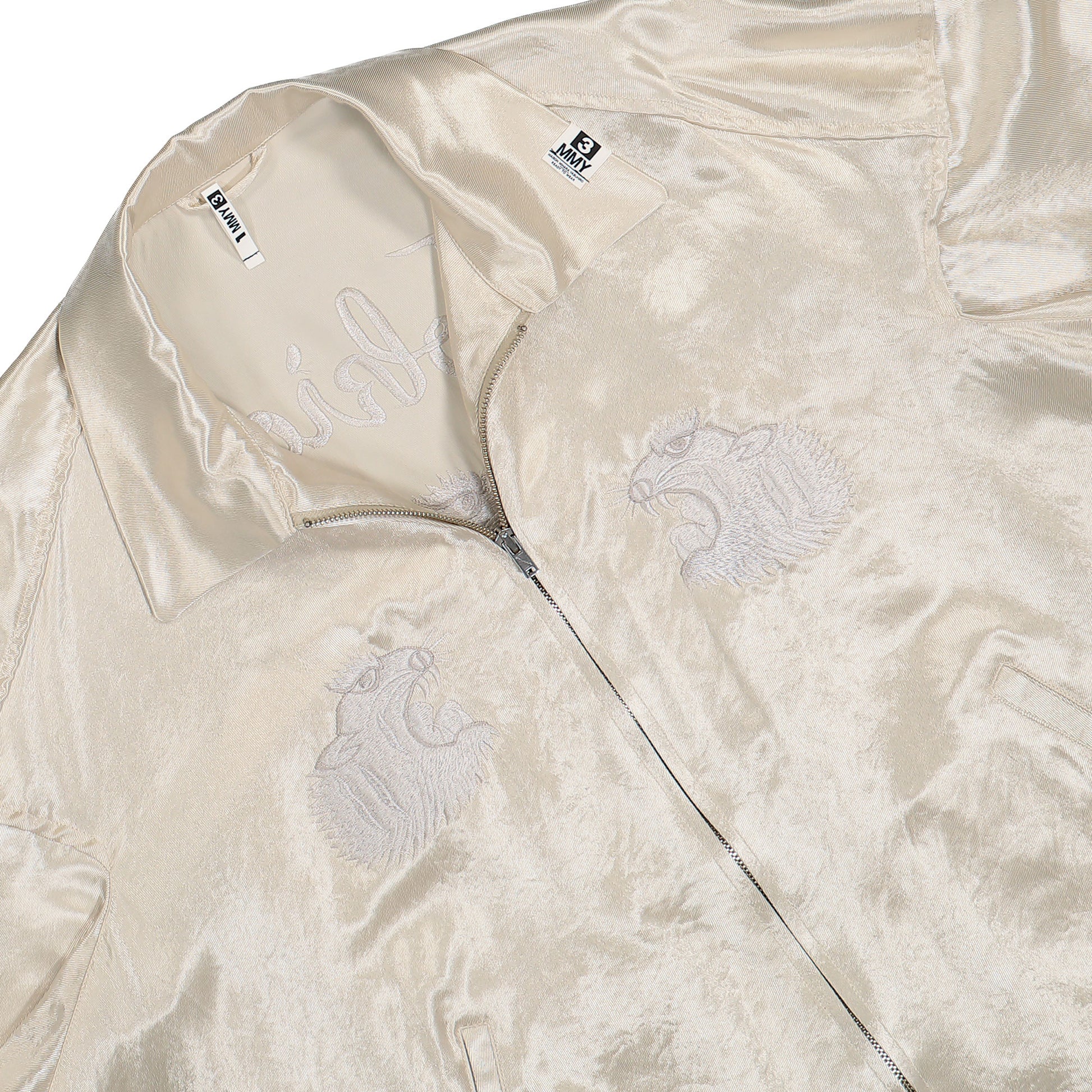 Maison Mihara Yasuhiro Collared Souvenir Jacket Beige Detail view 3 | Gate