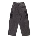 Maison Mihara Yasuhiro Cotton Satin Cargo Trousers Black Detail view 3 | Gate