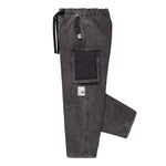 Maison Mihara Yasuhiro Cotton Satin Cargo Trousers Black Detail view 4 | Gate