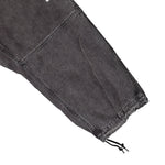Maison Mihara Yasuhiro Cotton Satin Cargo Trousers Black Detail view 7 | Gate