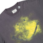 Maison Mihara Yasuhiro Smily Face Printed Ringer T-Shirt Black T-Shirts J15TS772  Detail View 3 | GATE
