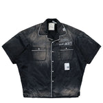 Maison Mihara Yasuhiro Sun Fade H/S Satin Shirts Black Shirts J16SH183 Detail View 1 | GATE

