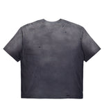 Maison Mihara Yasuhiro Sun Faded V Neck Tee Black t-Shirt J16TS802 Detail View 2 | GATE
