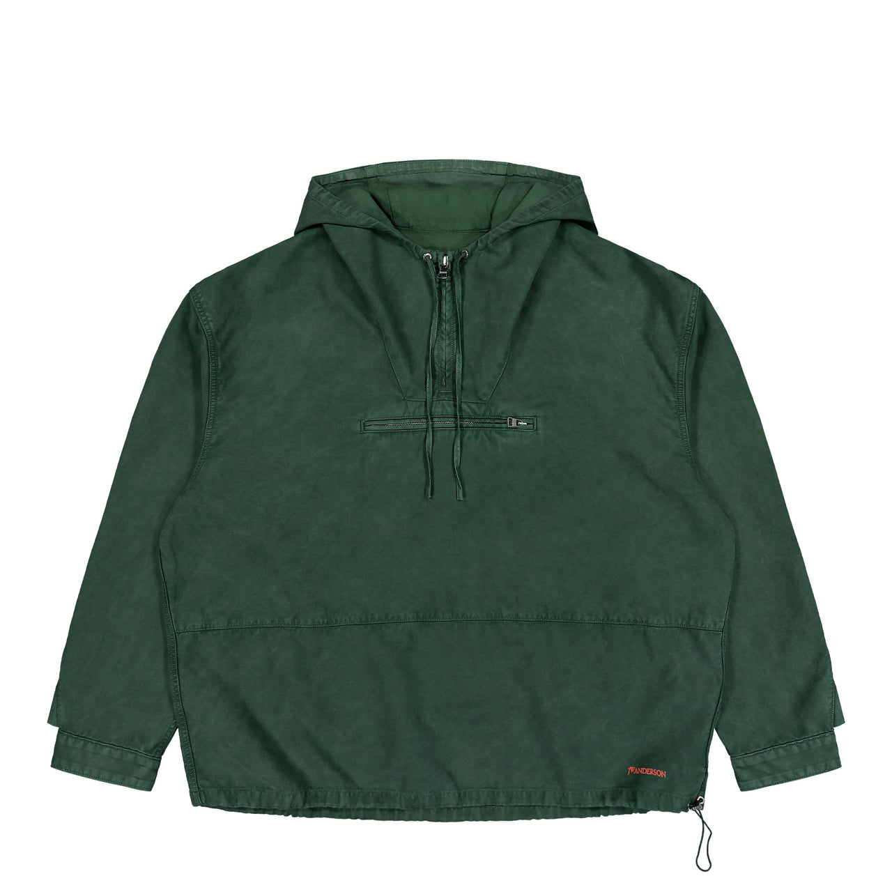 JW Anderson Garment Dye Anorak Pine Jackets JK0397-PG1600-555 Detail View 1 | GATE
