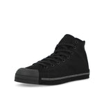 Neighborhood x Y-3 Nizza Hi Black / Black / Off White Sneaker JP6454 Close-up | Overkill
