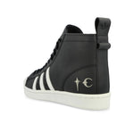 Thug Club x adidas Superstar Boot Luxe TC Core Black / Off White / Core Black High Top Sneakers JP6519 Detail View 3 | GATE