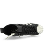Thug Club x adidas Superstar Boot Luxe TC Core Black / Off White / Core Black High Top Sneakers JP6519 Detail View 5 | GATE
