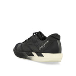 Y-3 Adios 9  Black / Black / Off White Low Top Sneakers JR6652 Detail View 4 | GATE
