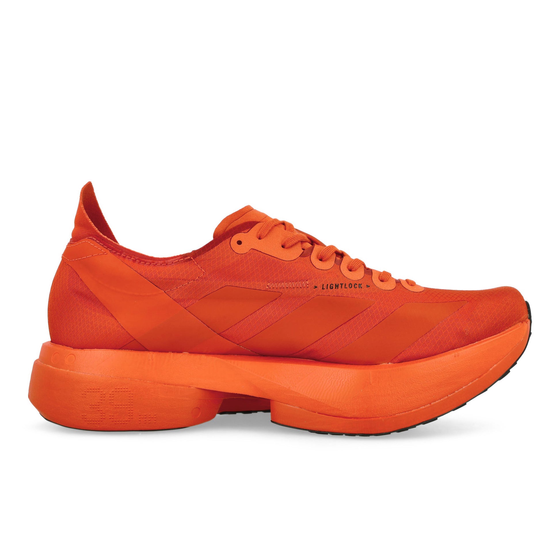 Y-3 Adizero Adios Pro 4 Craft Chili / Craft Chili / Orbit Grey Sneaker JR6657 Detail View 2 | GATE