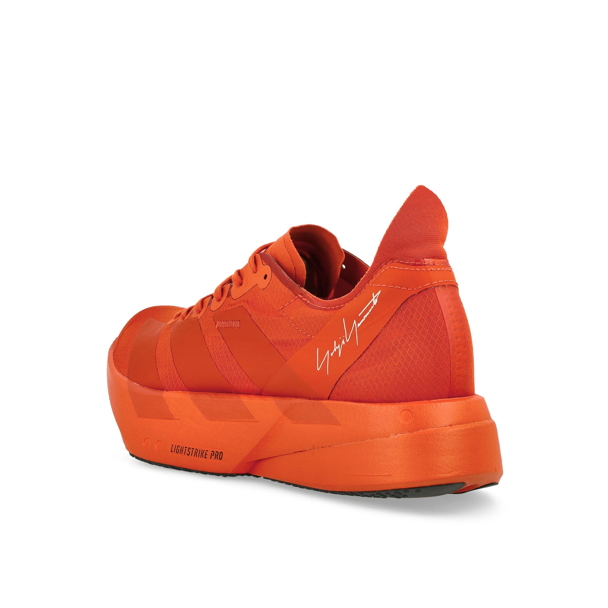 Y-3 Adizero Adios Pro 4 Craft Chili / Craft Chili / Orbit Grey Sneaker JR6657 Detail View 4 | GATE