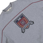 Gmbh Crewneck With Embroidery Grey Melange Sweatshirts Justice Detail View 3 | GATE
