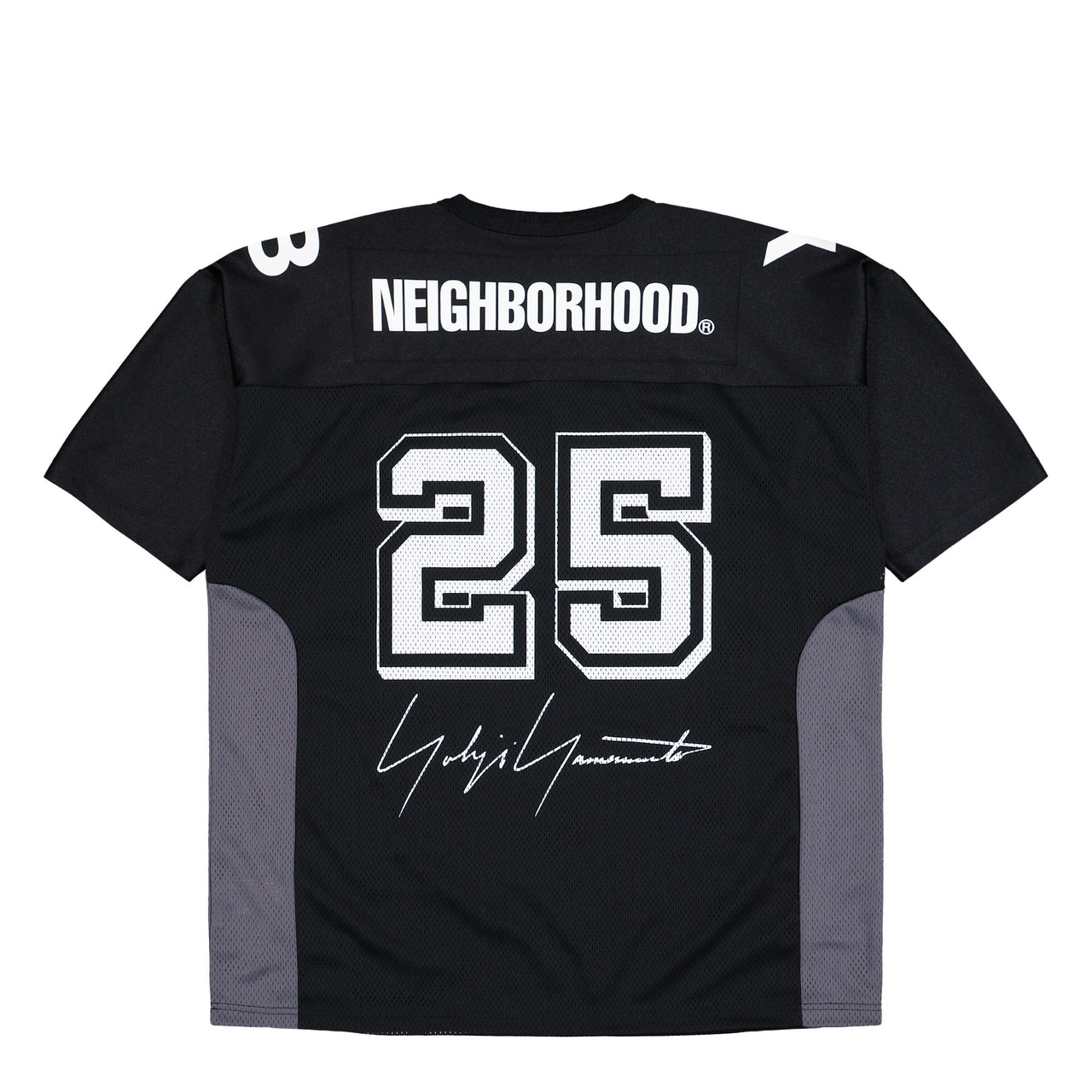 Neighborhood x Y-3 Football Jersey Black T-Shirts JW6997 | Overkill
