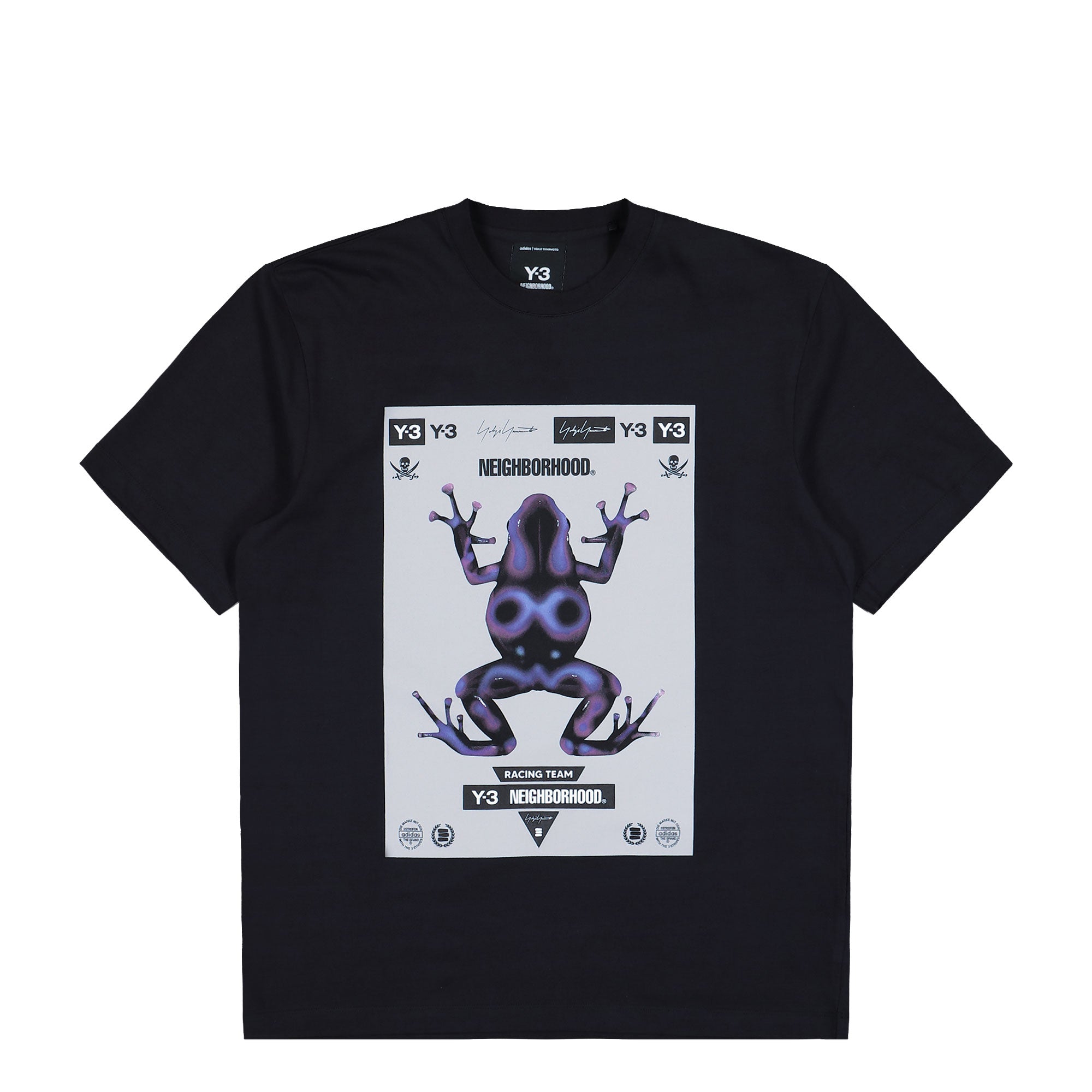 y3 YohjiYamamoto adidas 20周年　ゲームTシャツ Adidas Y-3 Yohji Yamamoto Shirt Mens Small Black 20th