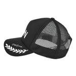 Neighborhood x Y-3 Trucker Cap Black Caps JX0050 Close-up | Overkill
