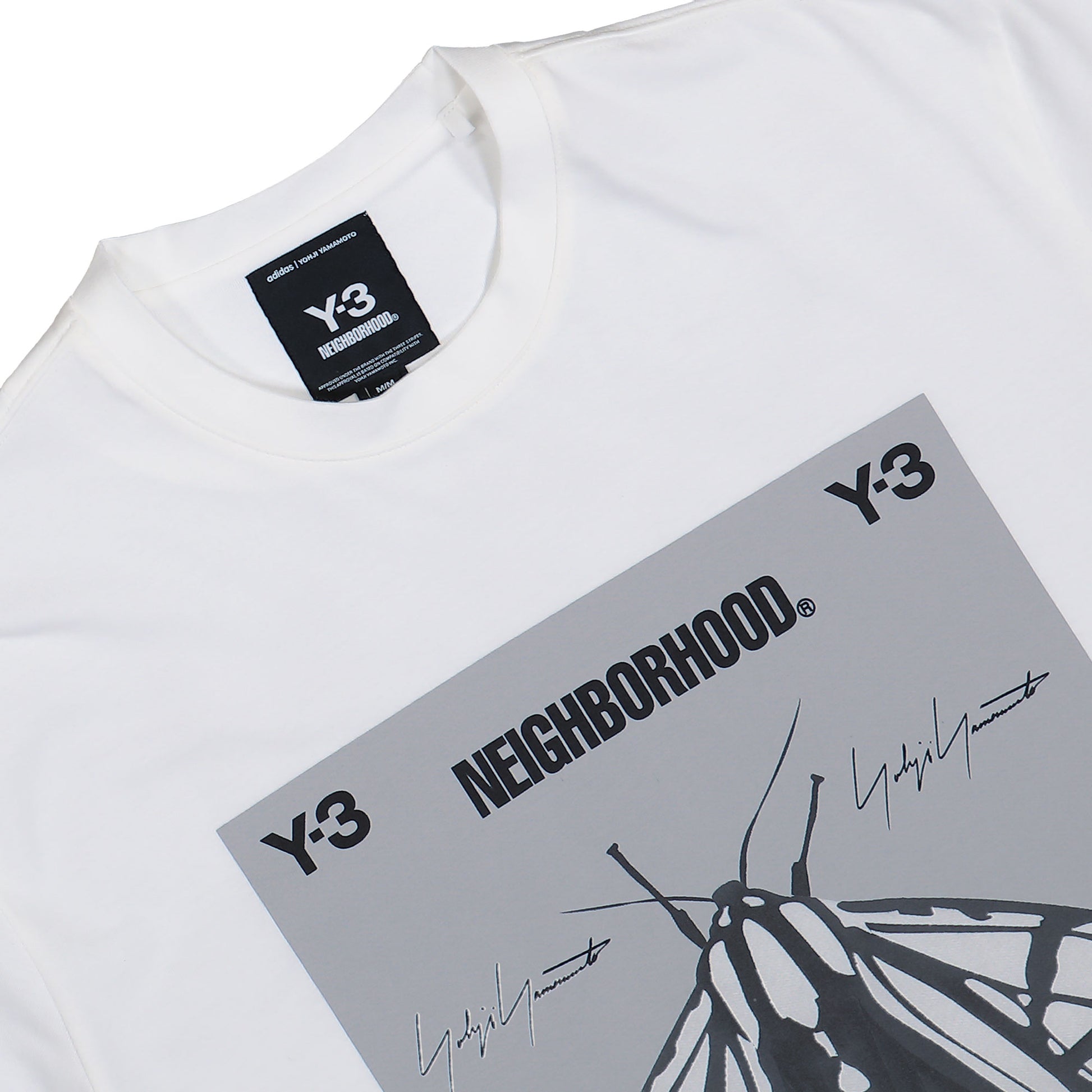 Neighborhood x Y-3 GFX Tee Black T-Shirts JX7437 Detailfoto | Overkill
