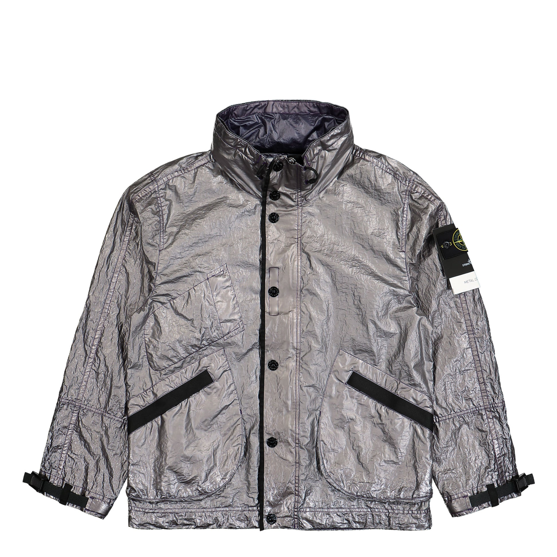 Stone Island Metal Cover Jacket Purple Detail view 1 | Gate