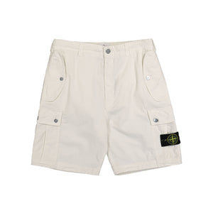 Stone Island Shorts White Detail view 1 | Gate