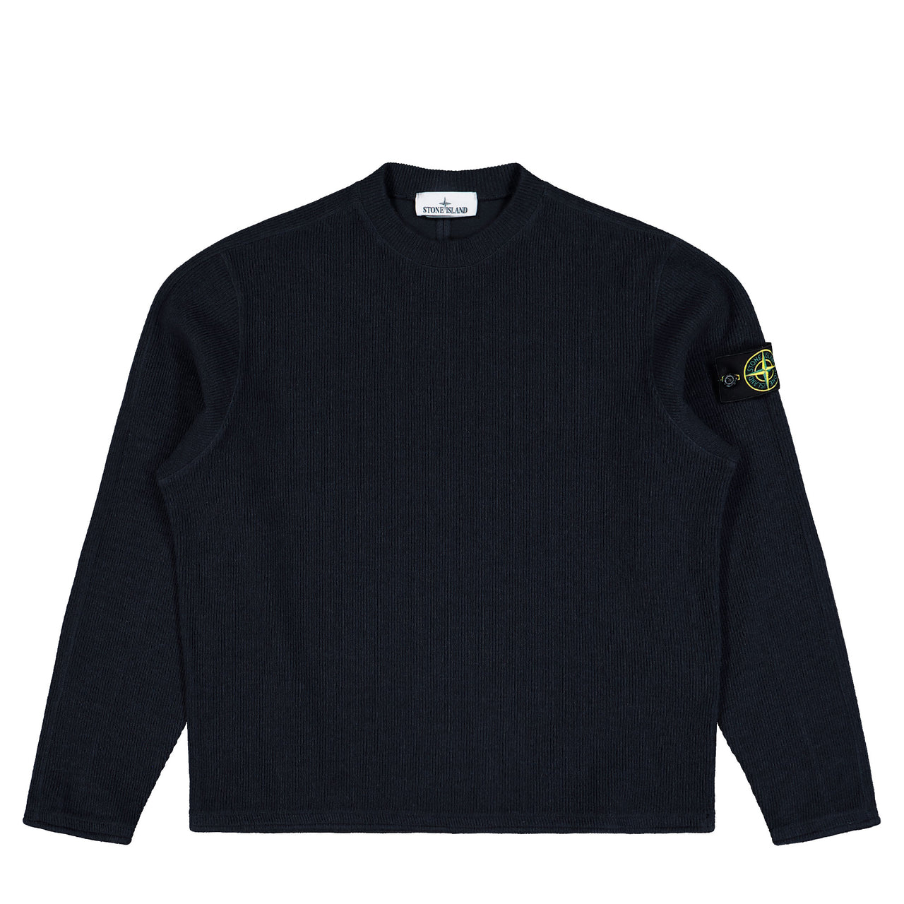 Stone Island Crewneck Sweatshirt With Back Yoke Detail Navy Blue Sweatshirts K2S156100044-S0227 V0020 Detail View 1 | GATE