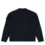 Stone Island Crewneck Sweatshirt With Back Yoke Detail Navy Blue Sweatshirts K2S156100044-S0227 V0020 Detail View 2 | GATE