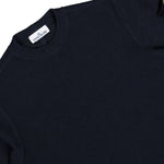 Stone Island Crewneck Sweatshirt With Back Yoke Detail Navy Blue Sweatshirts K2S156100044-S0227 V0020 Detail View 3 | GATE