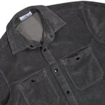 Stone Island Overshirt With Pockets And Snap Fastening Cement Shirts K2S151200012-S0212 V006B Detail View 3 | GATE