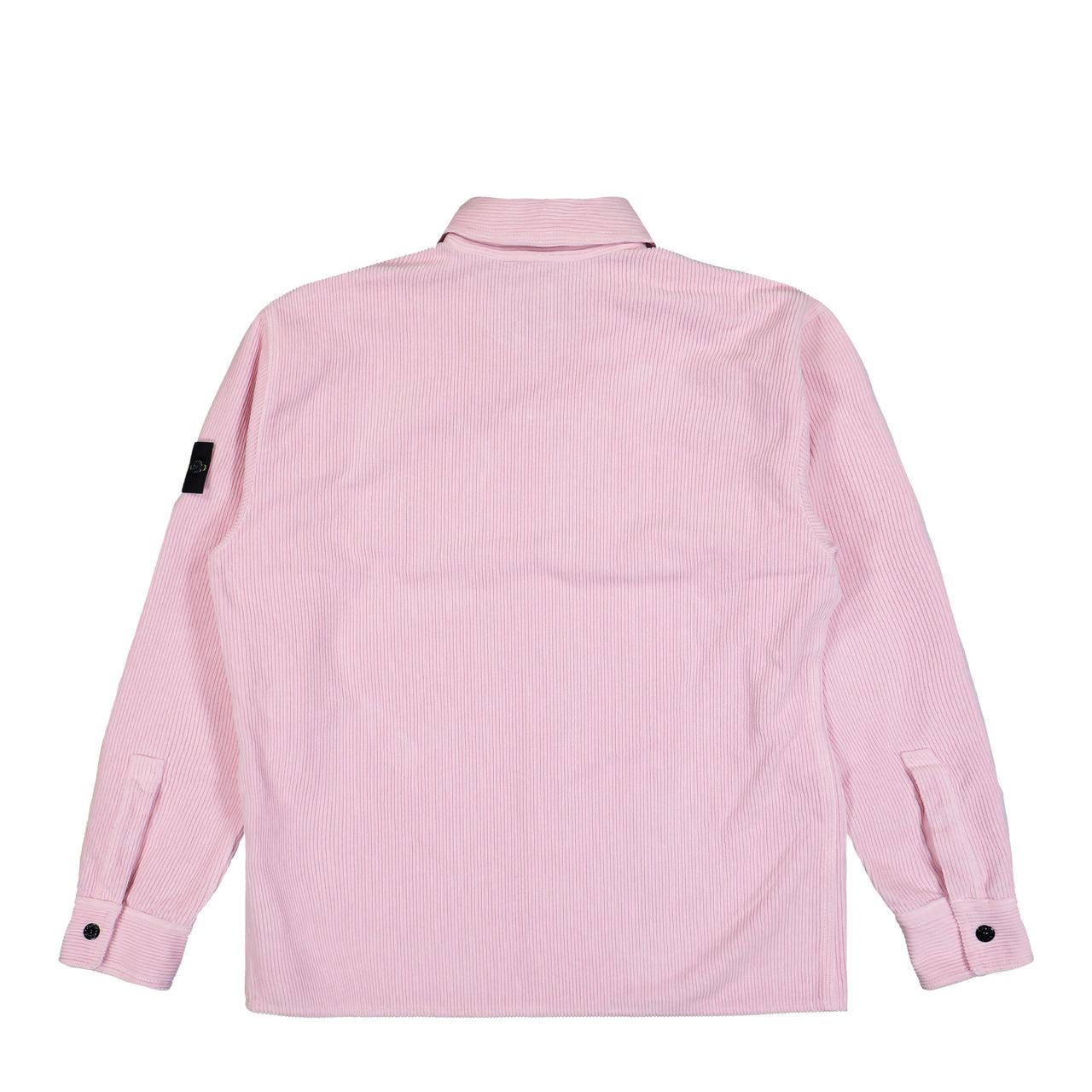 Stone Island Overshirt With Pockets And Snap Fastening Pink Shirts K2S151200012-S0212 V0080 Detail View 1 | GATE