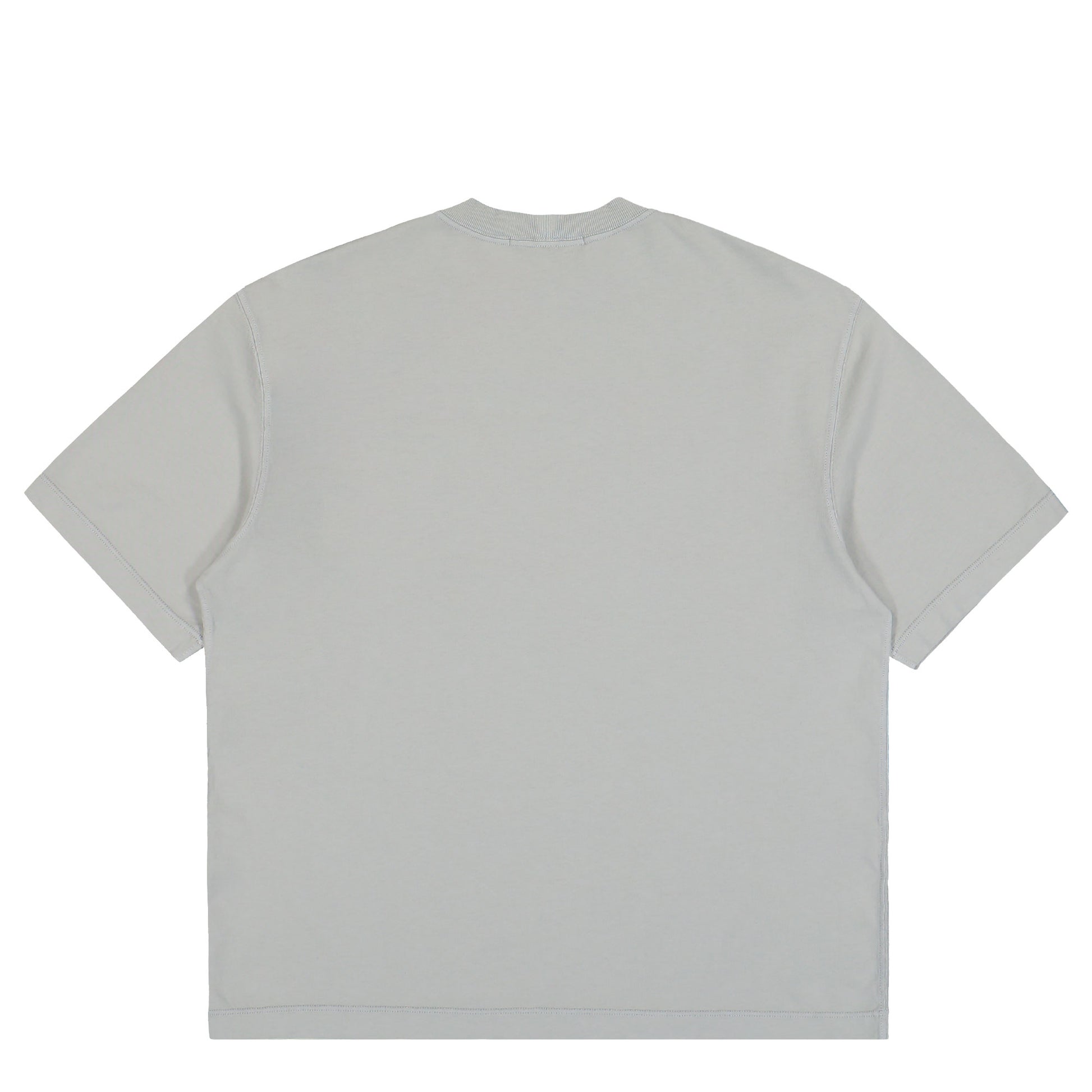 Stone Island SS T-Shirt With Compass Patch Pearl Grey T-Shirt K2S152100025-S0115 V0061 Detail View 2 | Gate