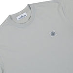Stone Island SS T-Shirt With Compass Patch Pearl Grey T-Shirt K2S152100025-S0115 V0061 Detail View 3 | Gate