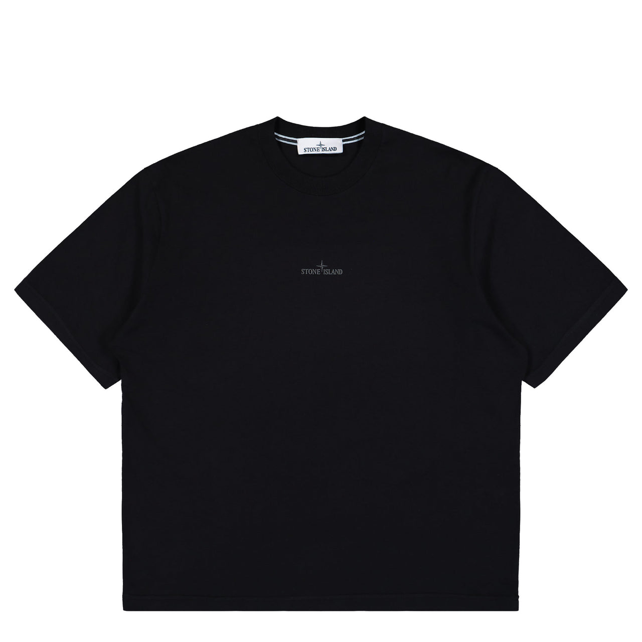 Stone Island SS T-Shirt With Industrial Print Black T-Shirt K2S152100037-S0241 V0029 Detail View 1 | Gate