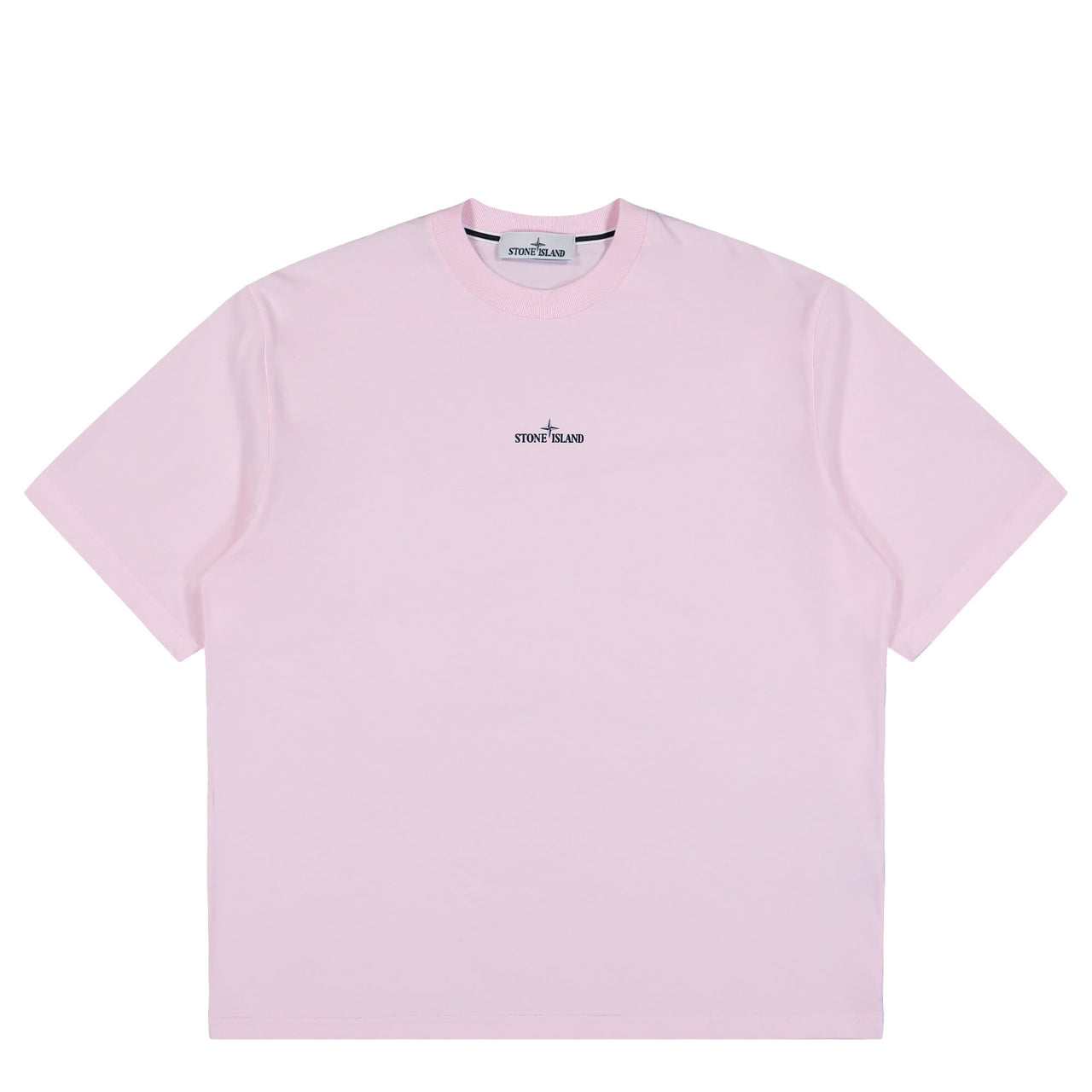 Stone Island SS T-Shirt With Industrial Print Pink T-Shirt K2S152100037-S0241 V0080 Detail View 1 | Gate