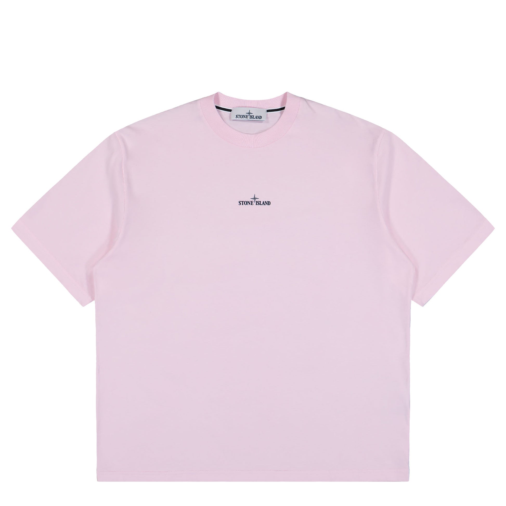 Stone Island SS T-Shirt With Industrial Print Pink T-Shirt K2S152100037-S0241 V0080 Detail View 1 | Gate