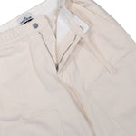 Stone Island Chino Trousers With Elasticated Waistband Ivory Denim K2S153100001-S00T1 V0093 Detail View 4 | GATE