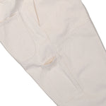 Stone Island Chino Trousers With Elasticated Waistband Ivory Denim K2S153100001-S00T1 V0093 Detail View 6 | GATE