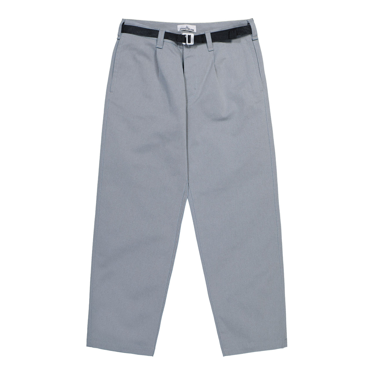 Stone Island Chino Trousers With Nylon Tape Belt Light Blue Pants K2S153100015-S0X19 V0040 Detail View 1 | GATE