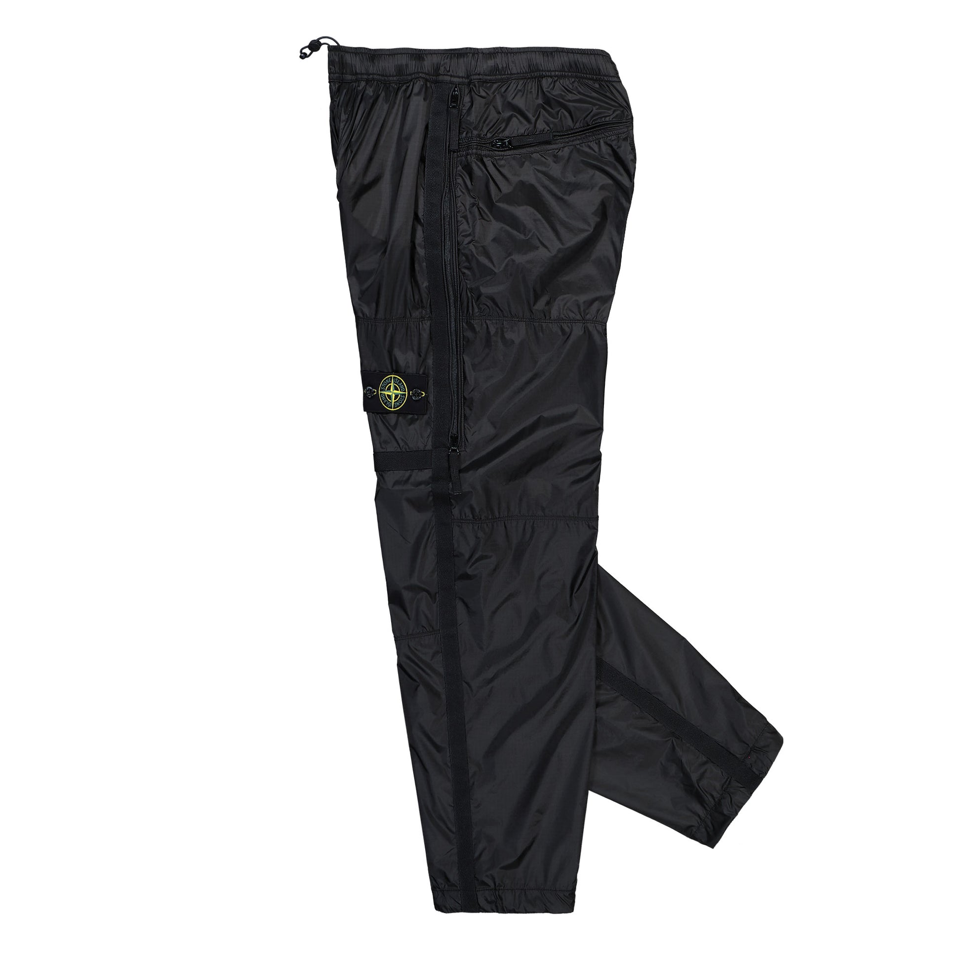 Stone Island Joggers With Zip Pockets And Adjustable Cuffs Lead Grey Pants K2S153100027-S0163 V0062 Detail View 3 | GATE
