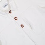 Stone Island Coach Jacket With Button Fastening And Pockets Natural Jacket K2S154100001-S00T2 V0099 Detail View 4 | GATE