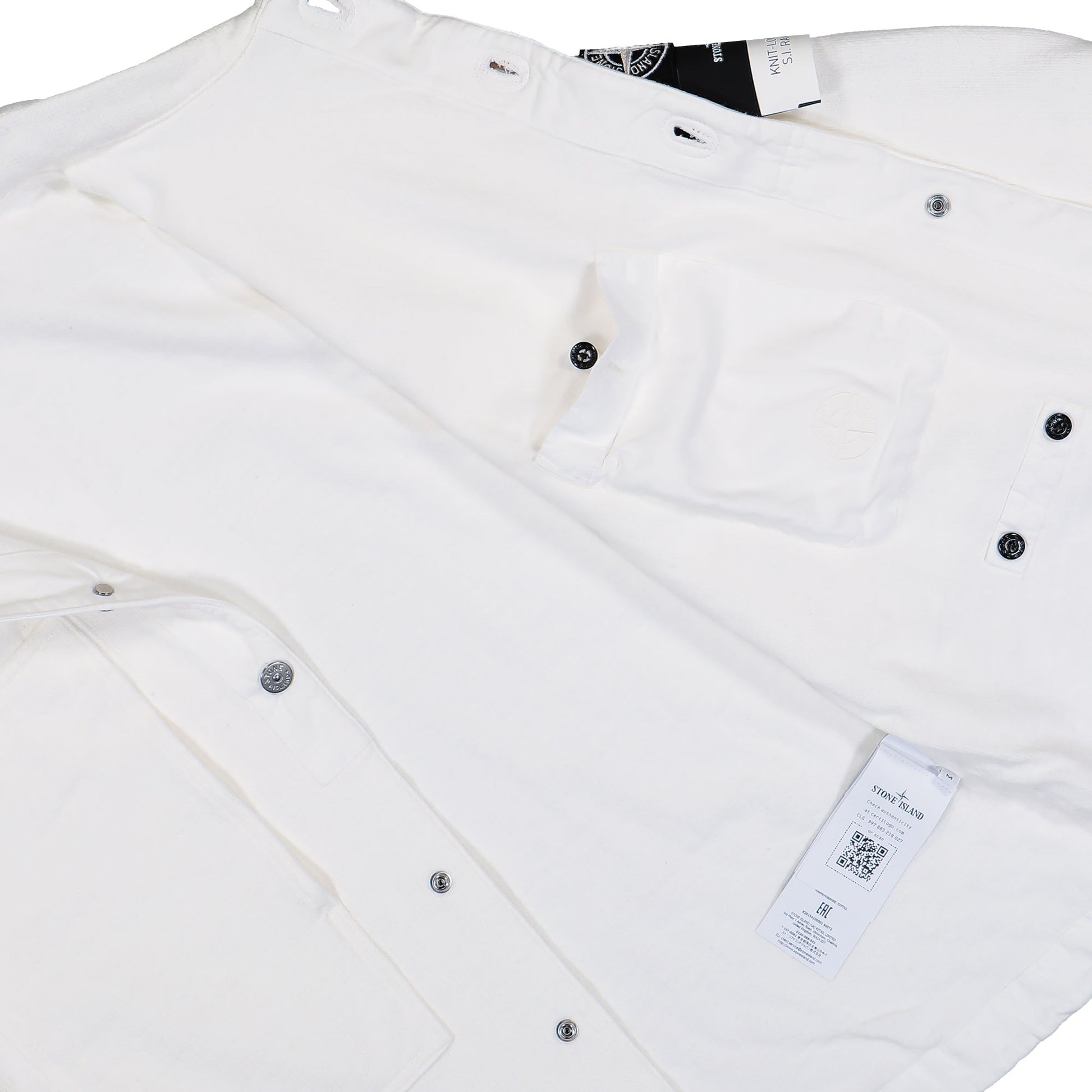 Stone Island Coach Jacket With Button Fastening And Pockets Natural Jacket K2S154100001-S00T2 V0099 Detail View 7 | GATE
