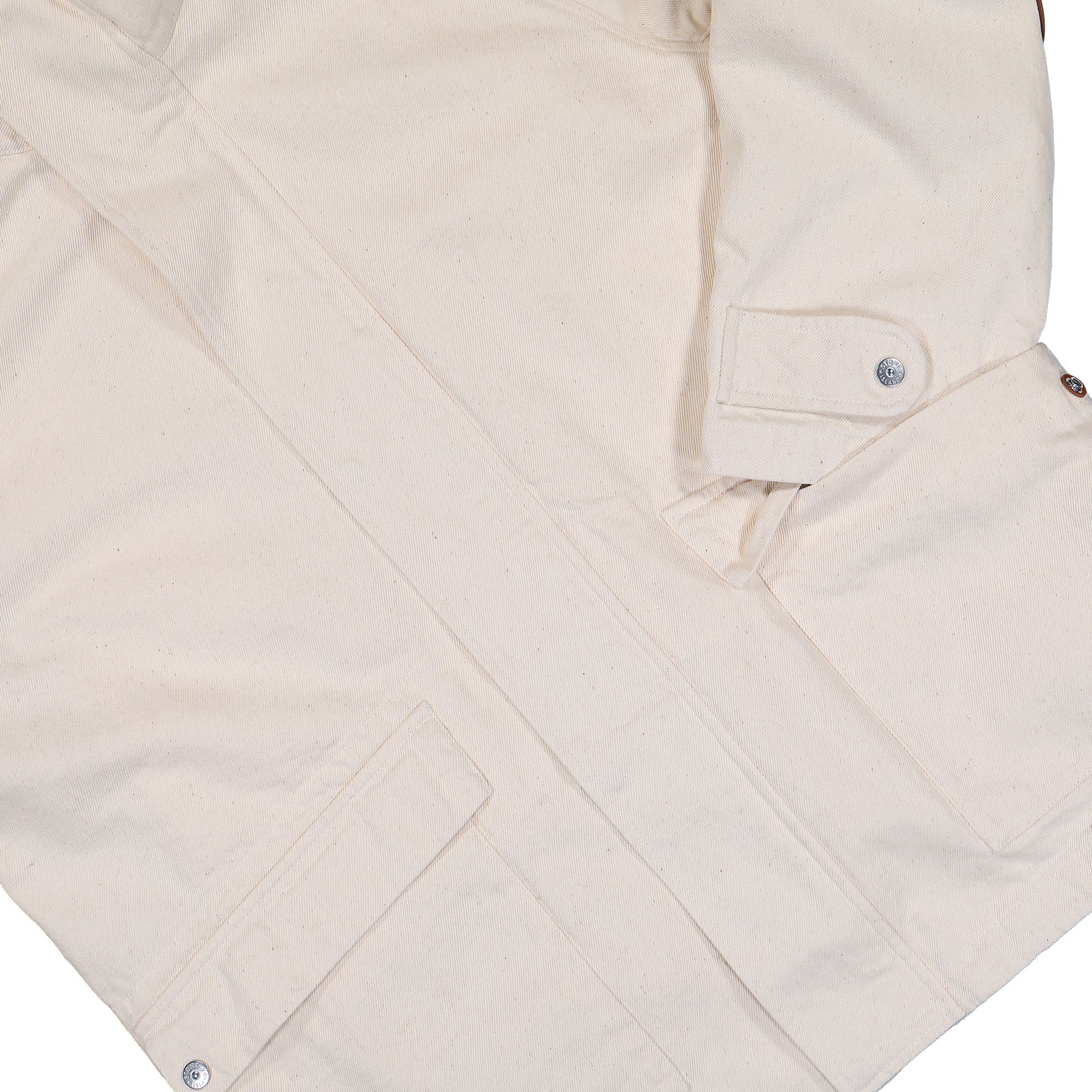 Stone Island Jacket With Detachable Lining And Elbow Patches Ivory Parka K2S154100002-S00T1 V0093 Detail View 4 | GATE