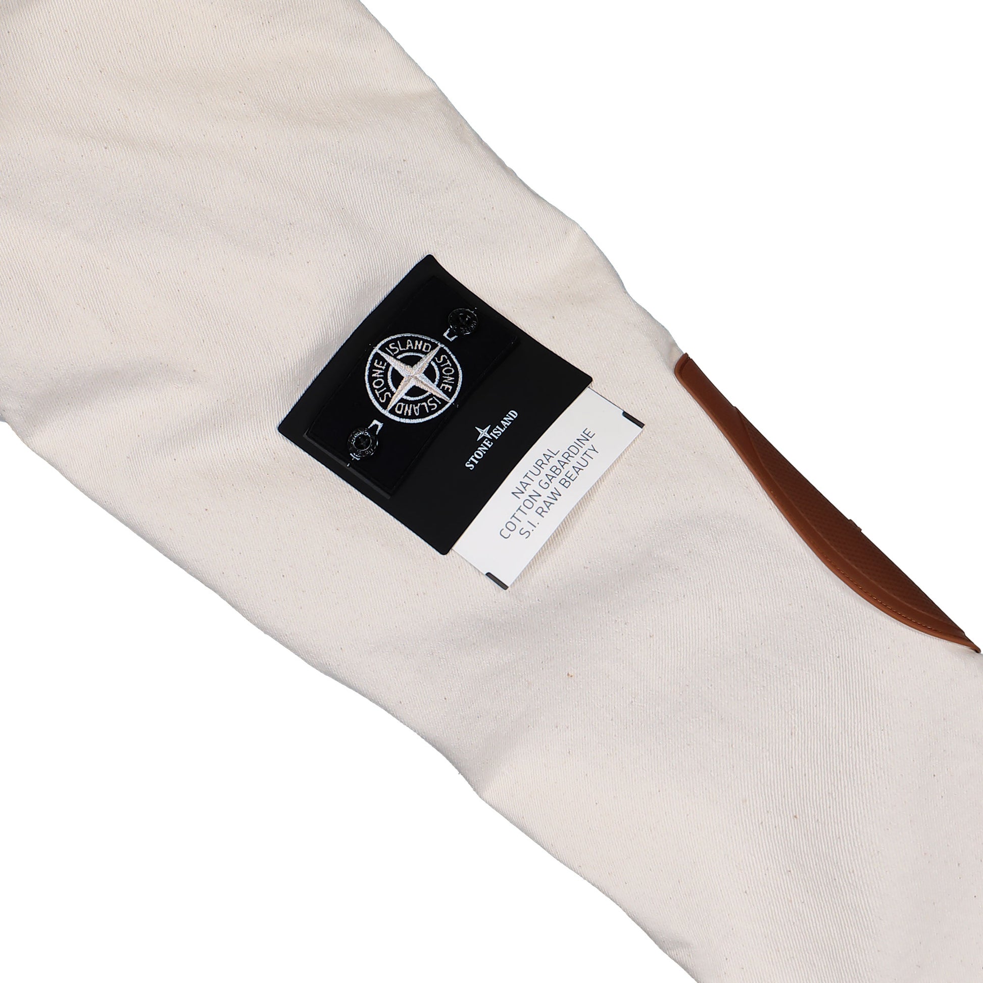 Stone Island Jacket With Detachable Lining And Elbow Patches Ivory Parka K2S154100002-S00T1 V0093 Detail View 5 | GATE