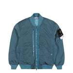 Stone Island Bomber Jacket With Anti-Drop And Zip Pockets Steel Blue Jackets K2S154100038-S0019 V002B Detail View 1 | GATE