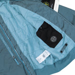 Stone Island Bomber Jacket With Anti-Drop And Zip Pockets Steel Blue Jackets K2S154100038-S0019 V002B Detail View 6 | GATE