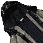 Stone Island Hooded Parka With Prismatic Effect And Padded Lining Pearl Grey Parkas K2S154100079-S0237 V0061 Detail View 6 | GATE