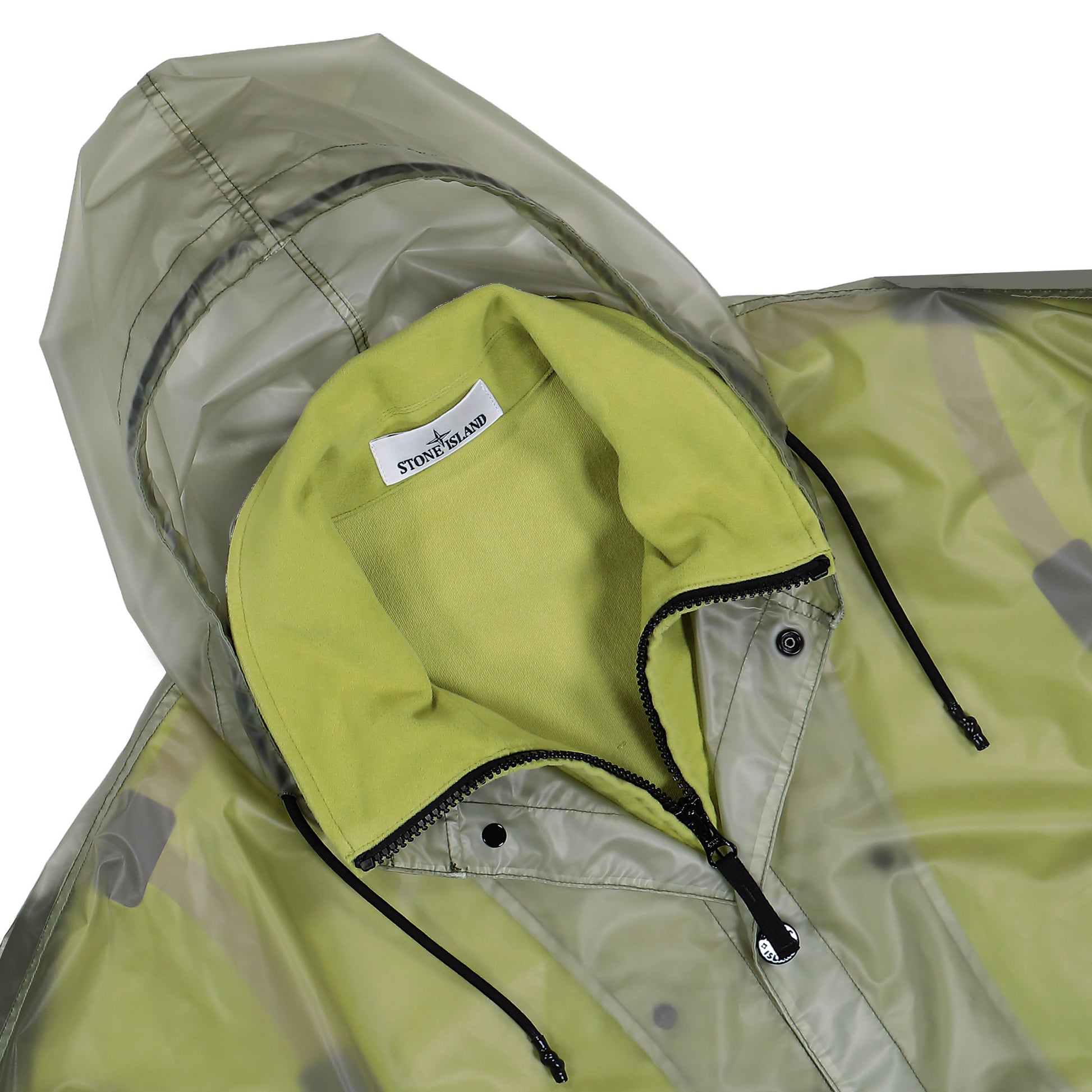 Stone Island Jacket With Detachable Lining And Polyurethane Shell Fern Jacket K2S154100085-S0243-V005D Detail View 3 | GATE