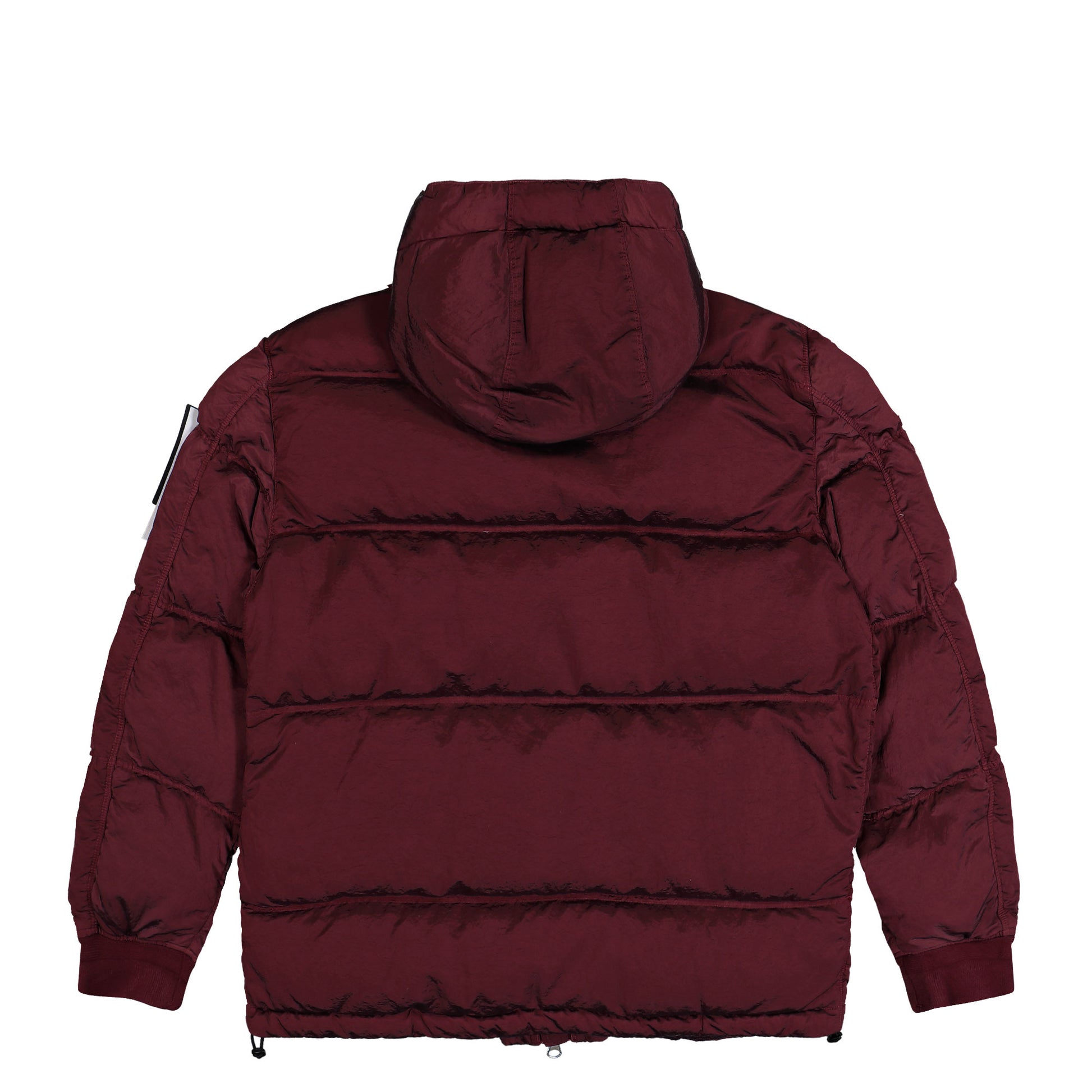 Stone Island Down Jacket With Anti-Drop And Nylon Metal Burgundy Jackets K2S154100088-S0019 V0012 Detail View 2 | GATE