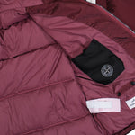 Stone Island Down Jacket With Anti-Drop And Nylon Metal Burgundy Jackets K2S154100088-S0019 V0012 Detail View 6 | GATE