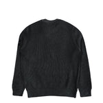 Stone Island Crewneck Jumper With Two Tone Spray And Fishermans Rib Lead Grey Knitwear K2S155100016-S00Z4 V0062 Detail View 2 | GATE