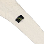 Stone Island Mock Neck Jumper With Reverse Stitch Details Ivory Knitwear K2S155100019-S00N5 V0093 Detail View 4 | GATE