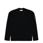 Stone Island Crewneck Jumper With Brushed Texture Black Sweatshirt K2S155100056-S00N2 V0029 Detail View 1 | GATE