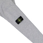 Stone Island Crewneck Jumper With Brushed Texture Grey Melange Sweatshirt K2S155100056-S00N2 V0M64 Detail View 4 | GATE