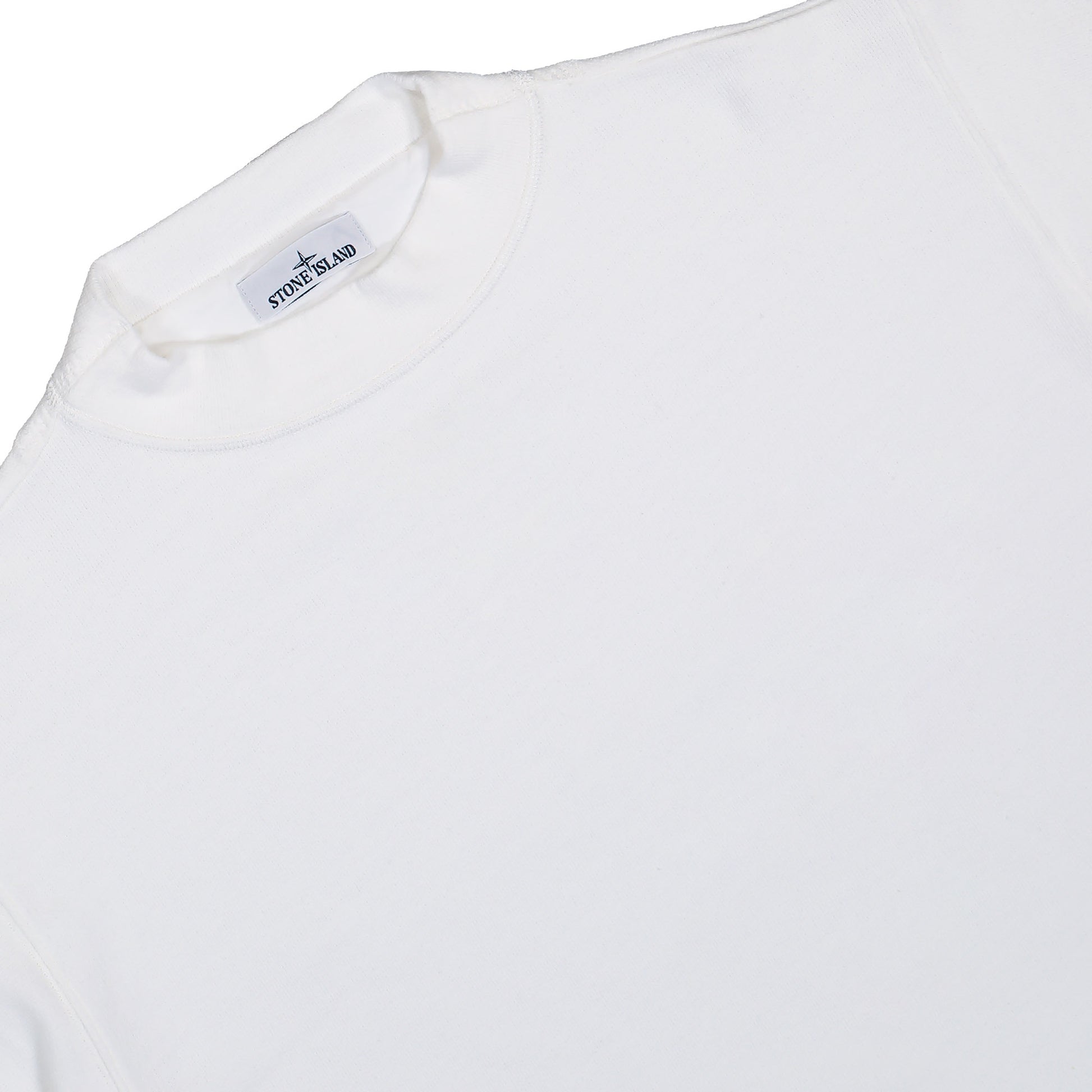 Stone Island Crater Neck Sweatshirt With Archive Inspired Prints Natural Knitwear K2S156100001-S00T2 V0099 Detail View 3 | GATE